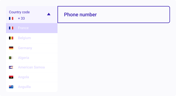 Plugin for real-time validation of phone numbers