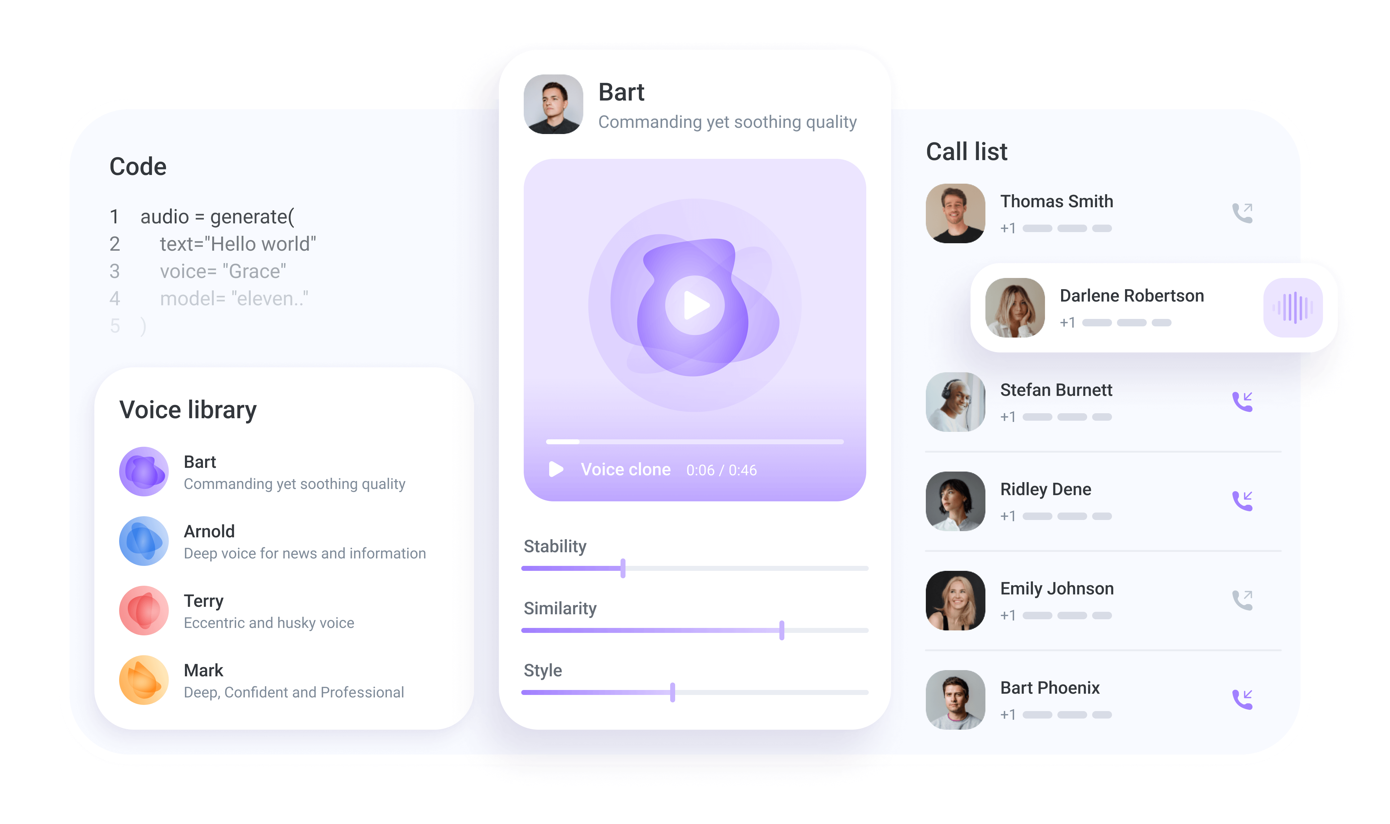 We help companies to build conversational AI agents with ElevenLabs neural voice