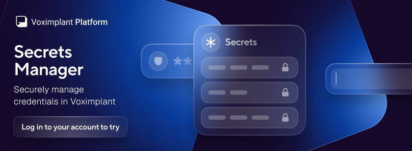 Secrets for secure credential storage