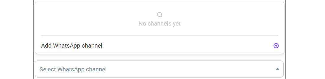 Add channel Add channel