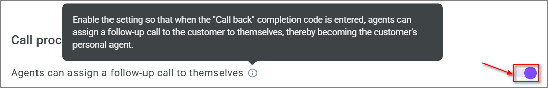 Assign callback to self Assign callback to self