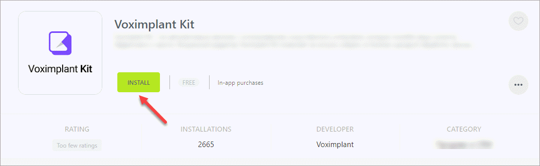 Install Voximplant Kit app