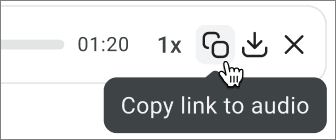 Recording player copy