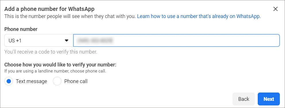 Phone number verification