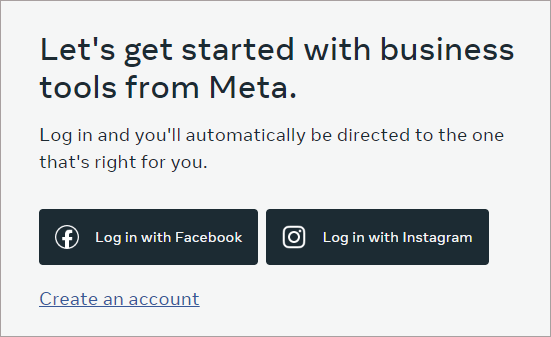 Create an account