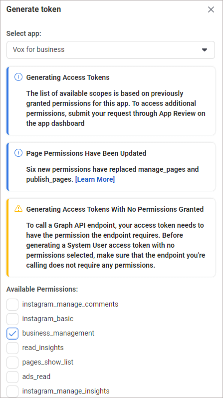 Permissions