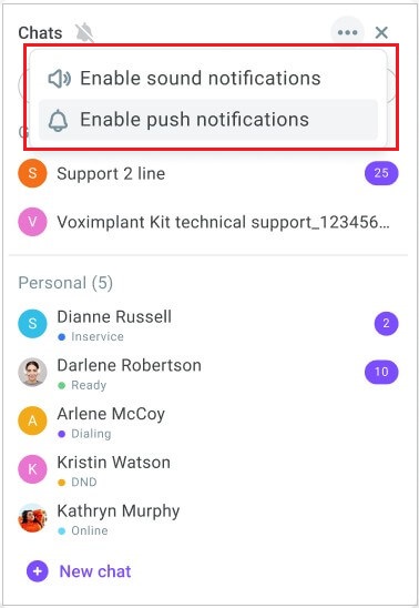 Set up notifications