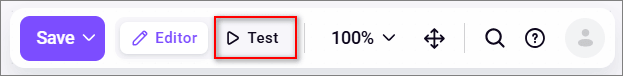 Test button