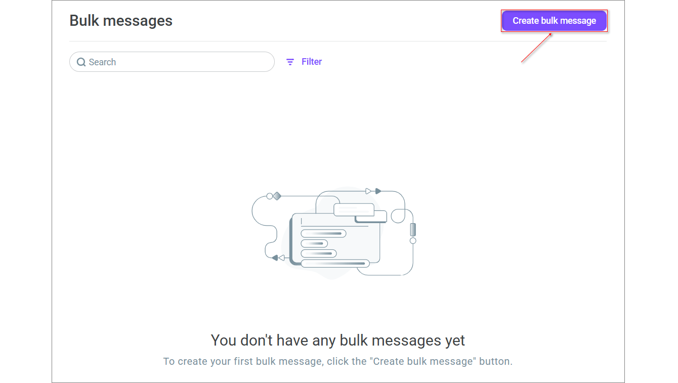 Create bulk message Create bulk message