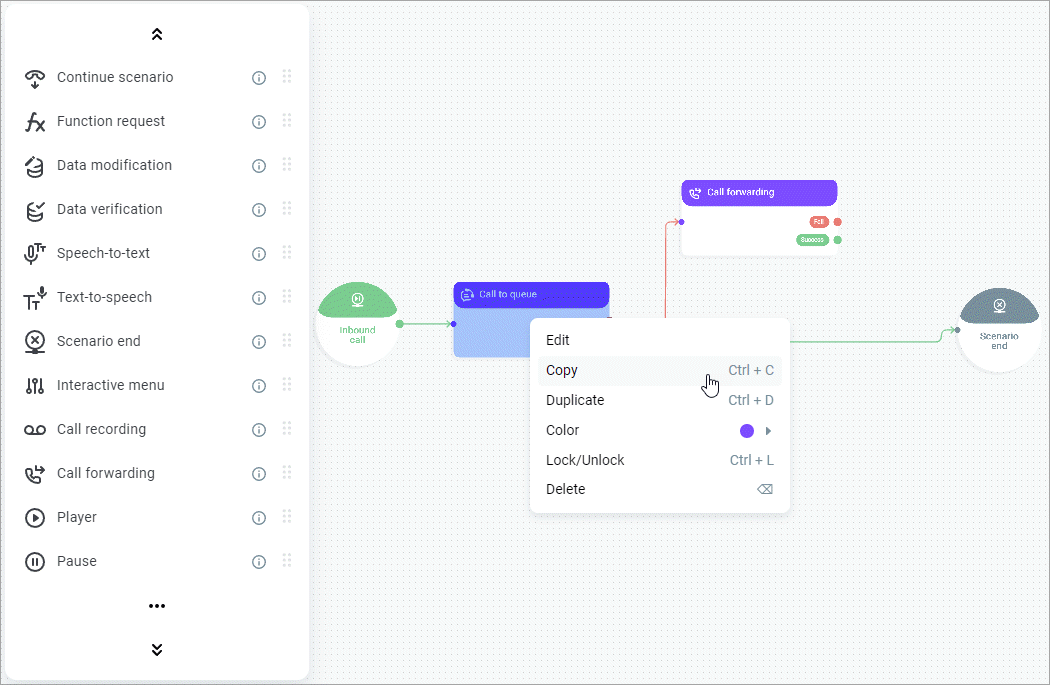 Block options