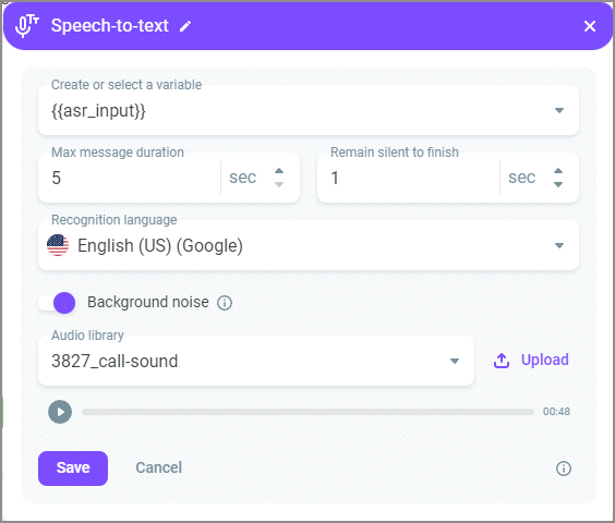 Speech-to-text