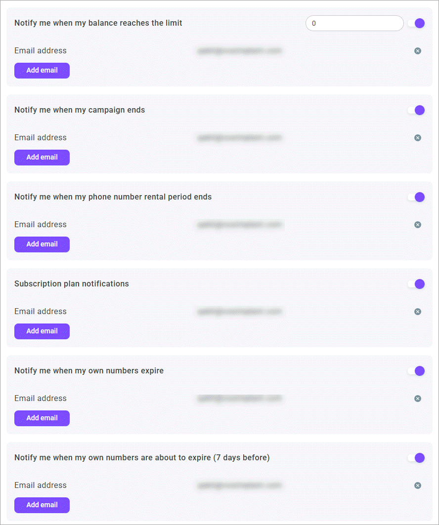 Notifications Notifications
