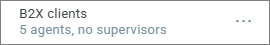 Agents and supervisors information Agents and supervisors information