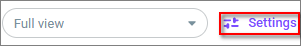 Opening settings Opening settings