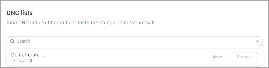 DNC lists DNC lists