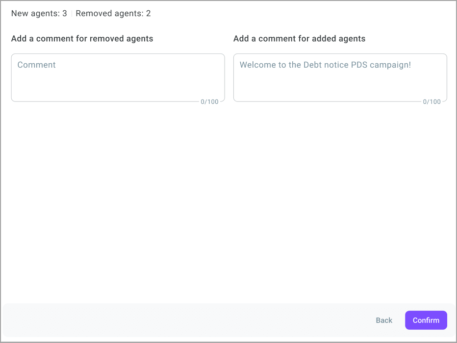 Additional settings