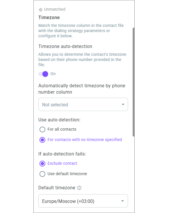 Timezone auto-detection Timezone auto-detection
