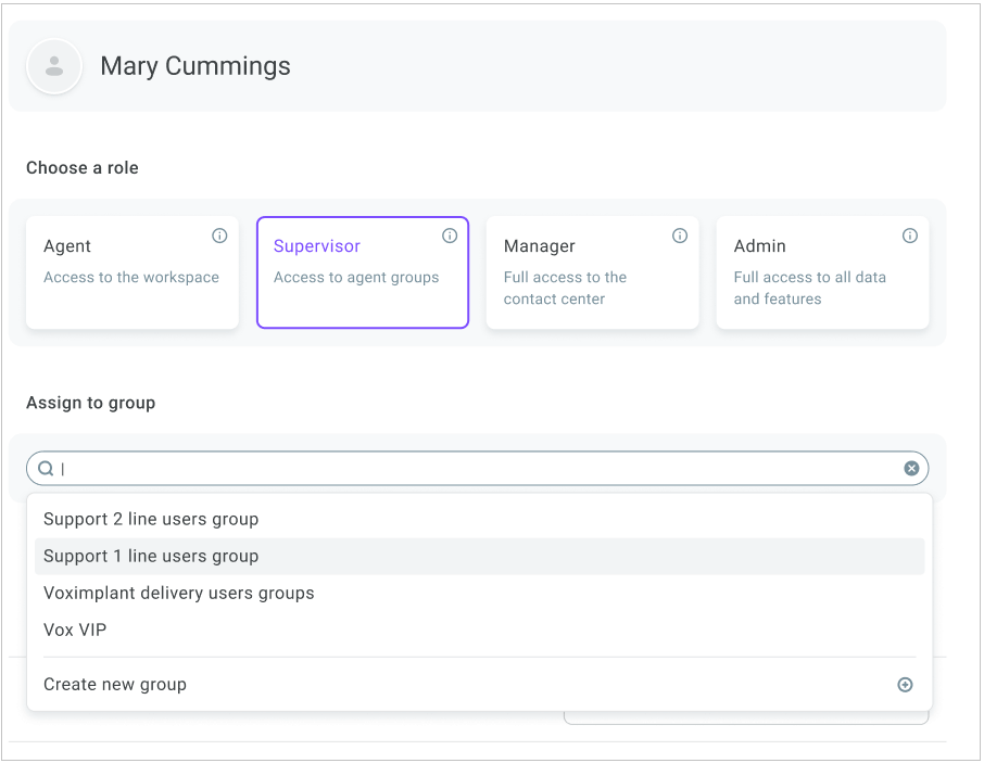 Supervisor groups