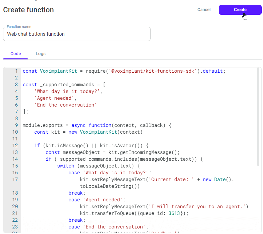 Add function